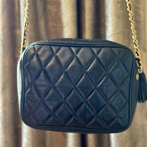 Black Quilted Purse